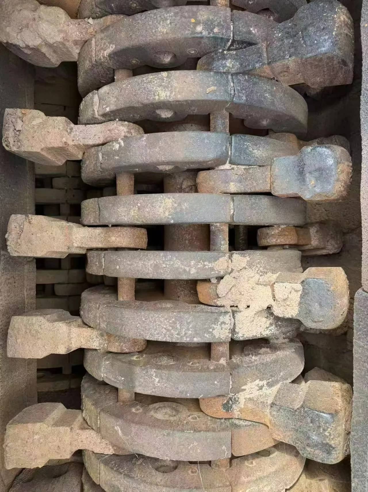 两段式双转子破碎机(无筛网底部),适用于污泥、煤炭、矿石和湿渣 | 双杆破碎机 详情图 7