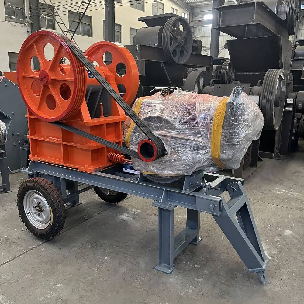 轮式移动破碎筛分设备 PE400600 用于矿石采石场石材施工的初级颚式破碎机振动筛 详情图 4
