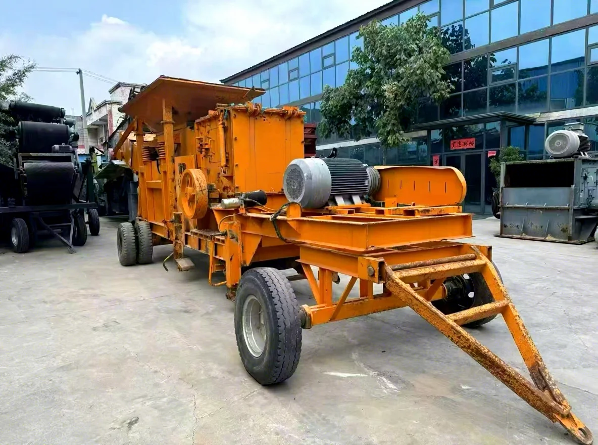 柴油动力便携式1010移动箱式锤式破碎机，无需外部电源，工作时间4001-6000小时，齿轮轴承核心部件 缩略图 2