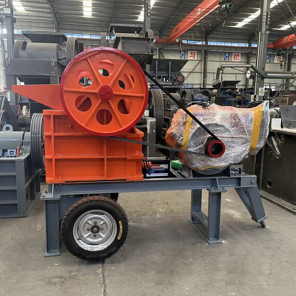 轮式移动破碎筛分设备 PE400600 用于矿石采石场石材施工的初级颚式破碎机振动筛 详情图 3