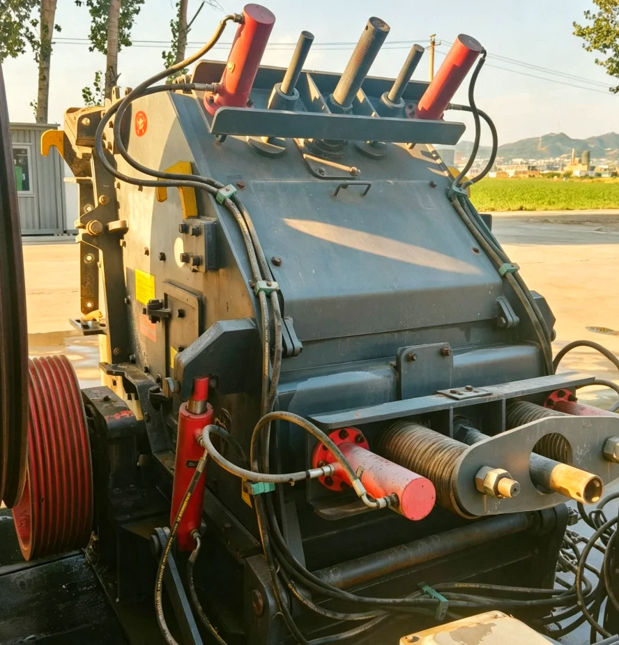 二手 PF-1110 大进料口冲击式破碎机 二次碎石机 石材破碎机 石灰石 混凝土骨料 电机轴承 详情图 12