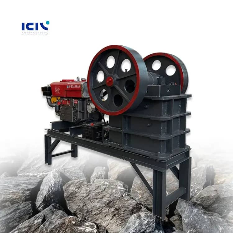便携式轮式颚式破碎筛分设备，最大处理能力10t/h，重量1200kg，紧凑设计，适用于小型岩石/矿物/黄金 缩略图 2