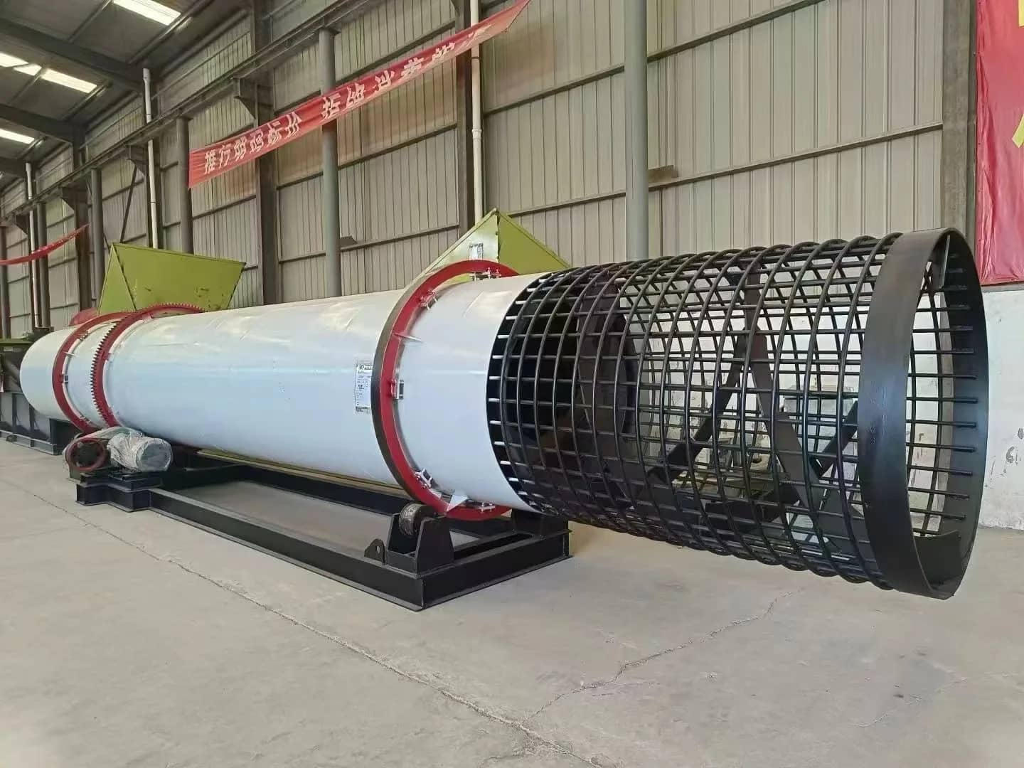 1512型旋转滚筒式洗石机，带齿轮轴承电机，用于采石场砂砾矿石清洗