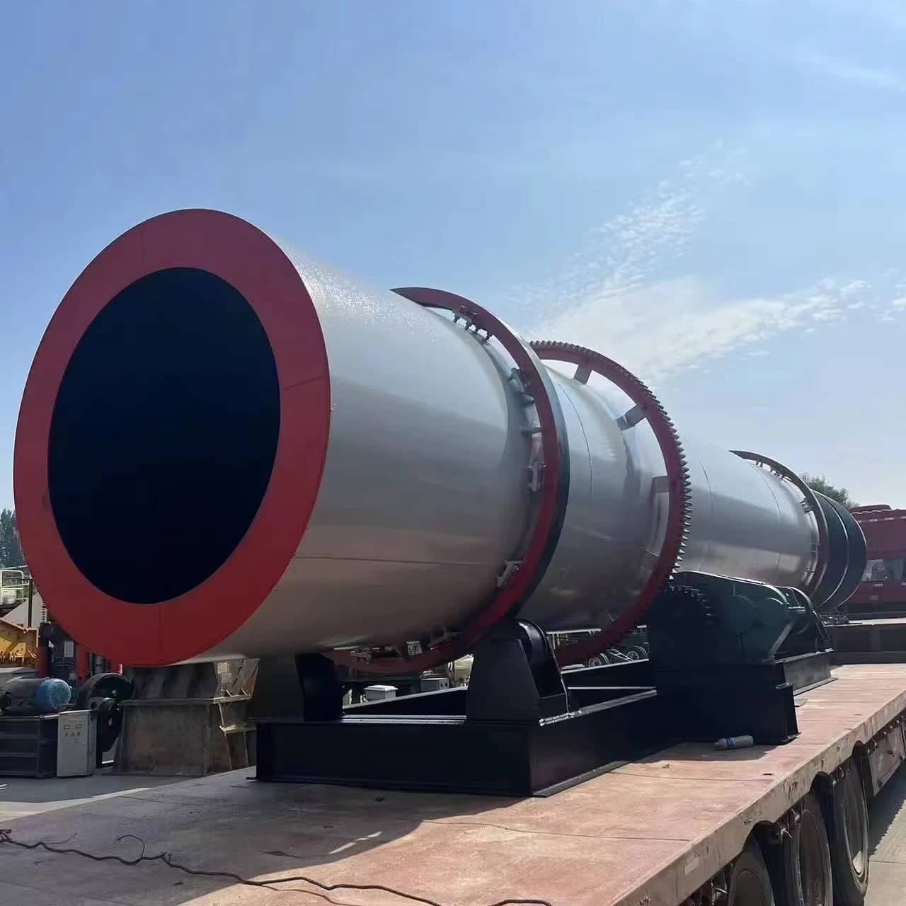 1812型旋转式石洗机，带电机齿轮滚筒式矿石洗矿机，用于砂砾清洁、采石场骨料处理线