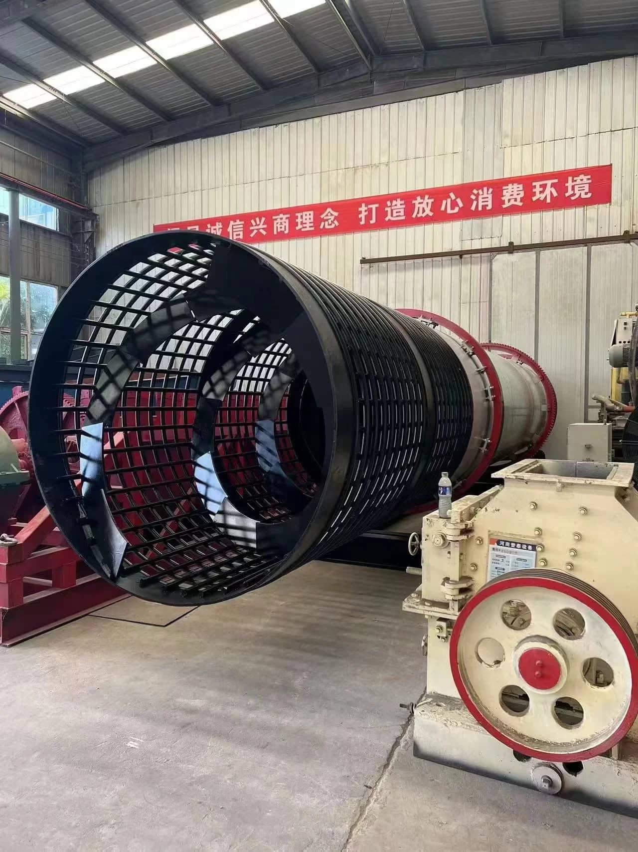 1812型旋转式石洗机,带电机齿轮滚筒式矿石洗矿机,用于砂砾清洁、采石场骨料处理线 详情图 9