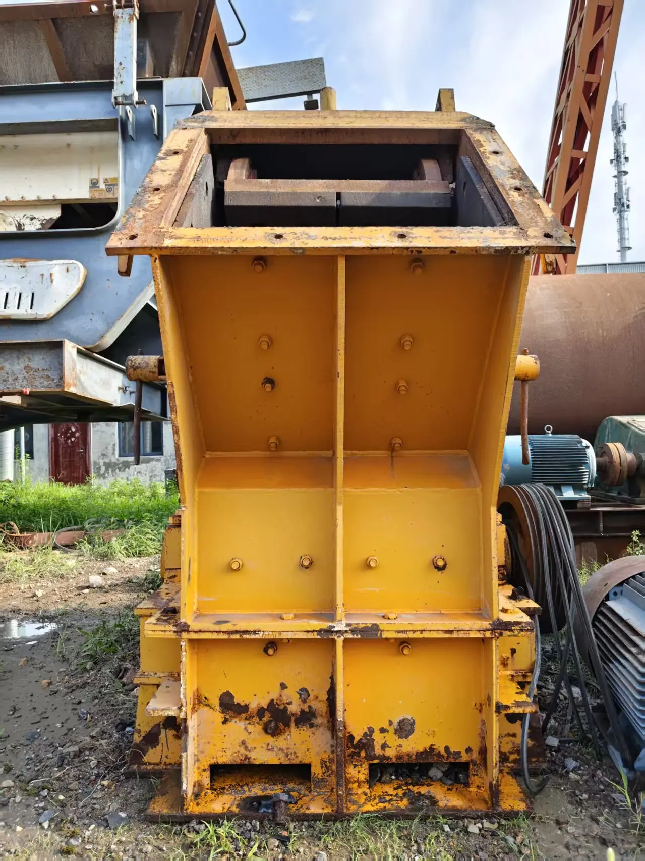 二手1007冲击式破碎机 二手石材冲击破碎机 石材破碎机 石灰石建筑垃圾骨料制砂机 详情图 11