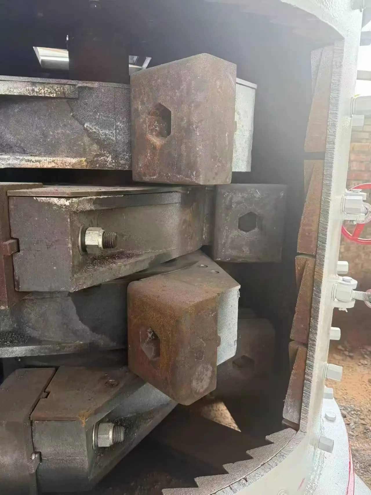 1250-4排锤式立式复合制砂机电机无筛底细碎机0-5mm成品砂湿料 详情图 7