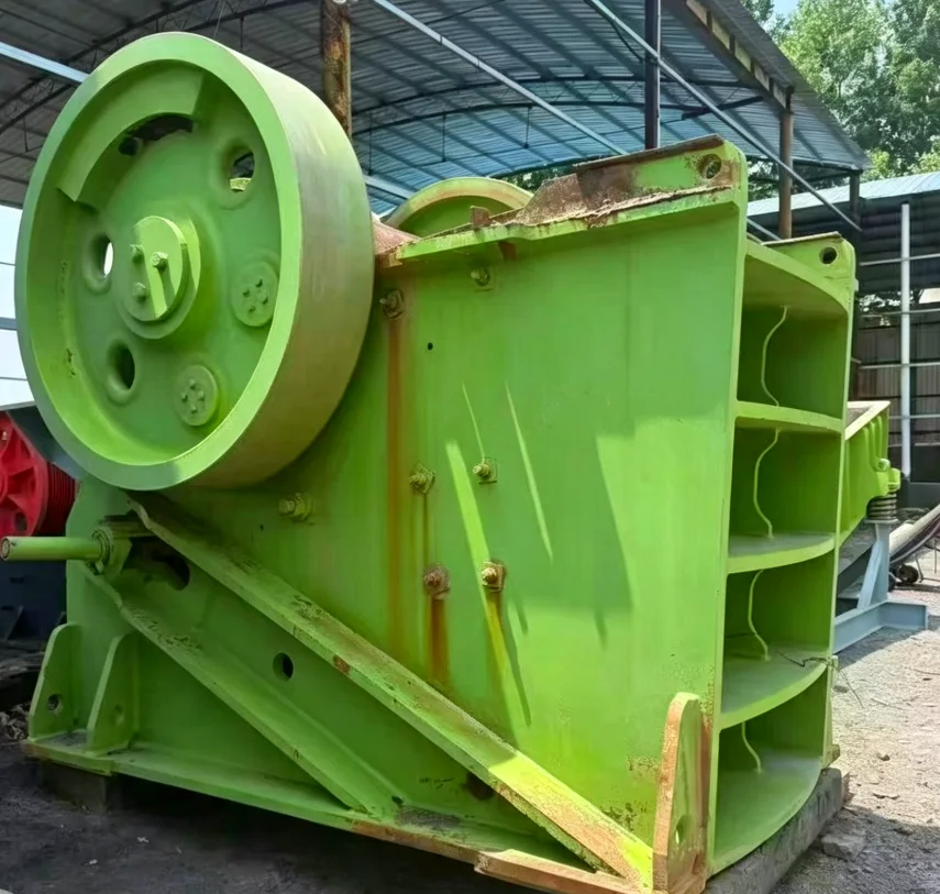 二手欧洲版750型颚式破碎机重型初级碎石机采石场硬岩花岗岩玄武岩矿线视频 详情图 5