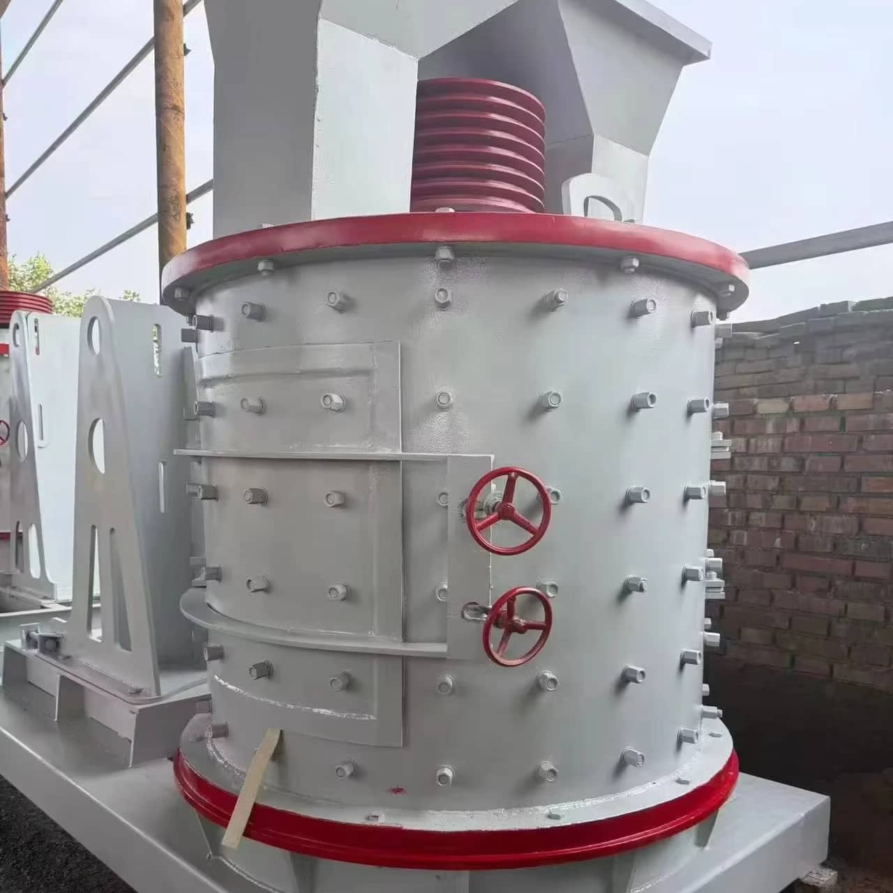 1250-4排锤式立式复合制砂机电机无筛底细碎机0-5mm成品砂湿料