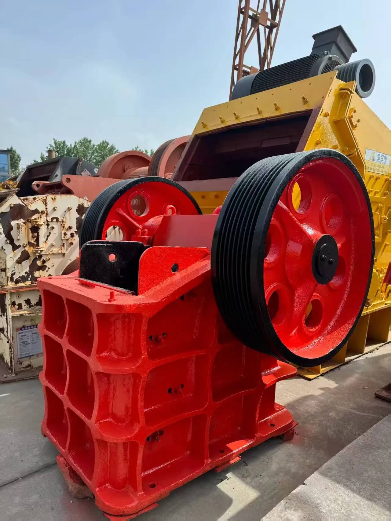 主颚式破碎机 PE400600 16-60t/h 用于花岗岩、石灰石骨料破碎的建筑设备 详情图 5