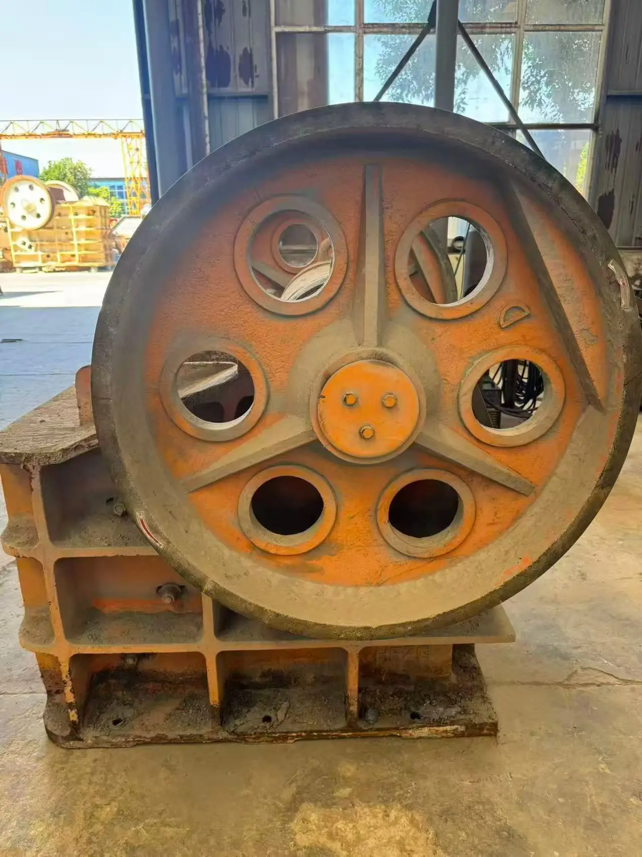 二手400*600颚式破碎机小型46型电机初级岩石破碎机采石场 详情图 7