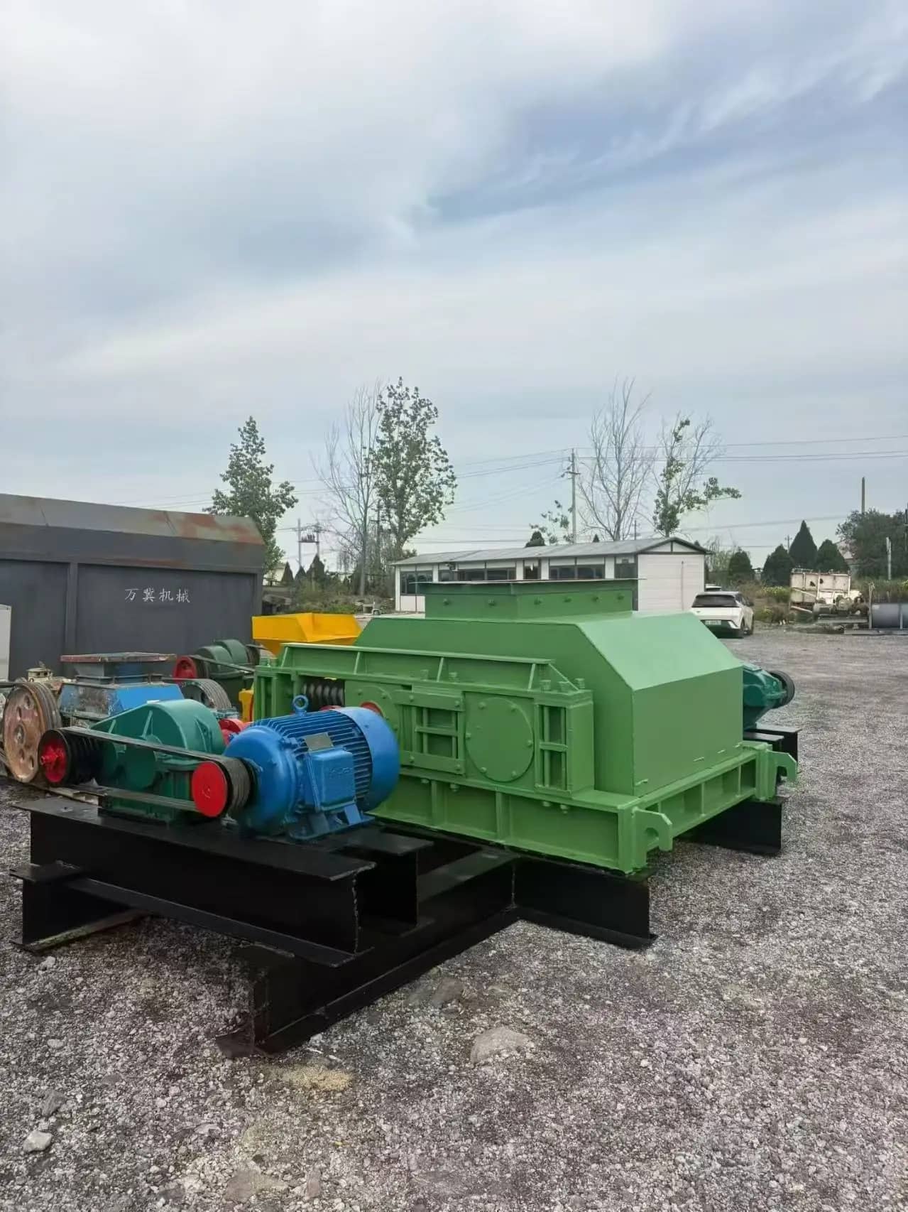 9001200 狼牙双辊破碎机 滚筒制砂机 高刚性骨料破碎设备 2x55kW Thumbnail 6