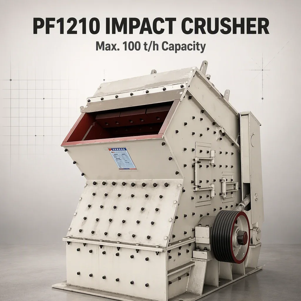 PF1210冲击式破碎机,用于石灰石、花岗岩和建筑垃圾的矿石破碎机,最大处理能力100t/h 详情图 6