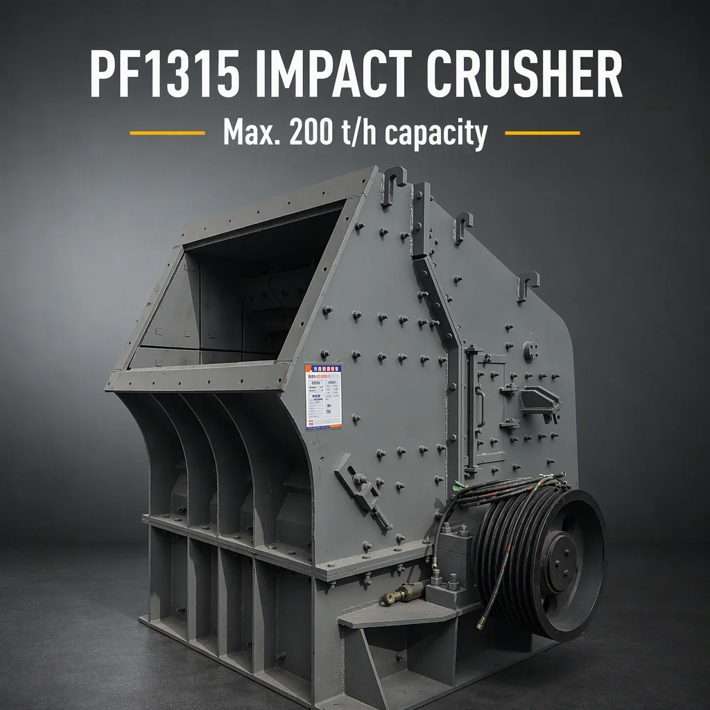 PF1315新型冲击式破碎机120-200tph三级破碎机三室石料冲击式破碎机用于骨料采掘建筑 详情图 4