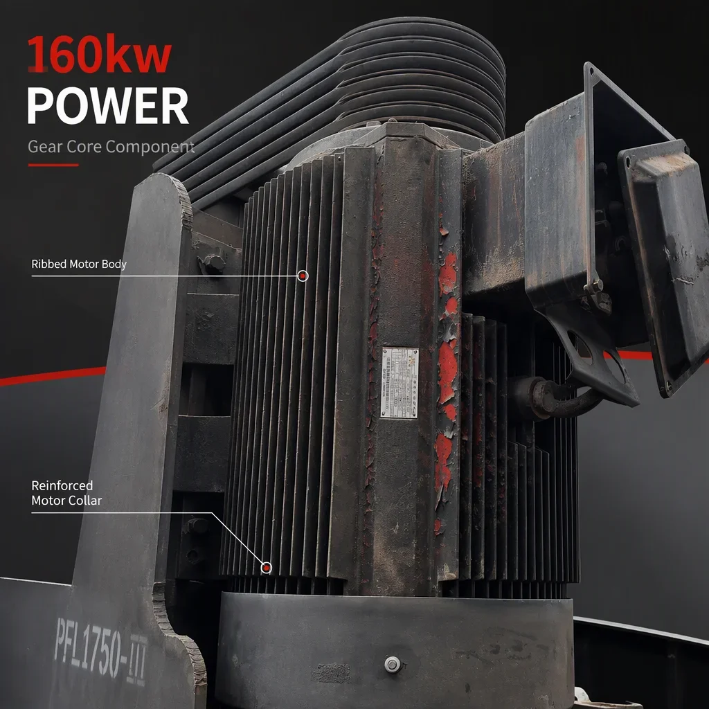 二手PFL1750立轴制砂机4排锤复合破碎机100-200TPH高刚性160kw功率 详情图 7