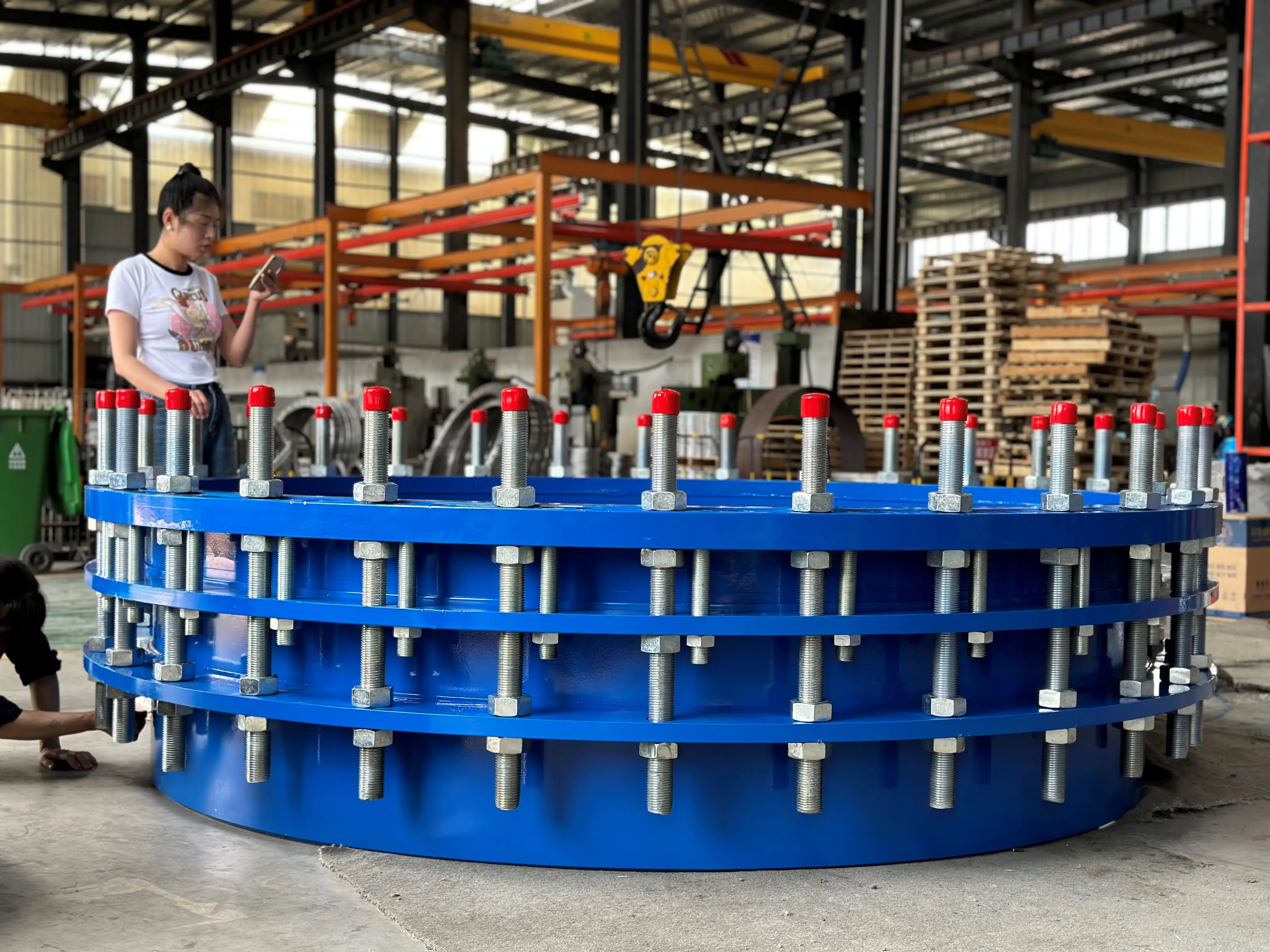 ZHICHENG C2F Dn2800 大口径拆装接头管道补偿器双法兰球墨铸铁PN10-PN25镀锌碳钢 缩略图 3