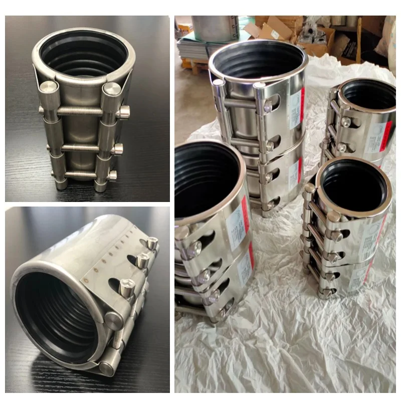 带有扩展连接器的快速耦合不锈钢带管道泄漏修复夹具的特性 Thumbnail 2