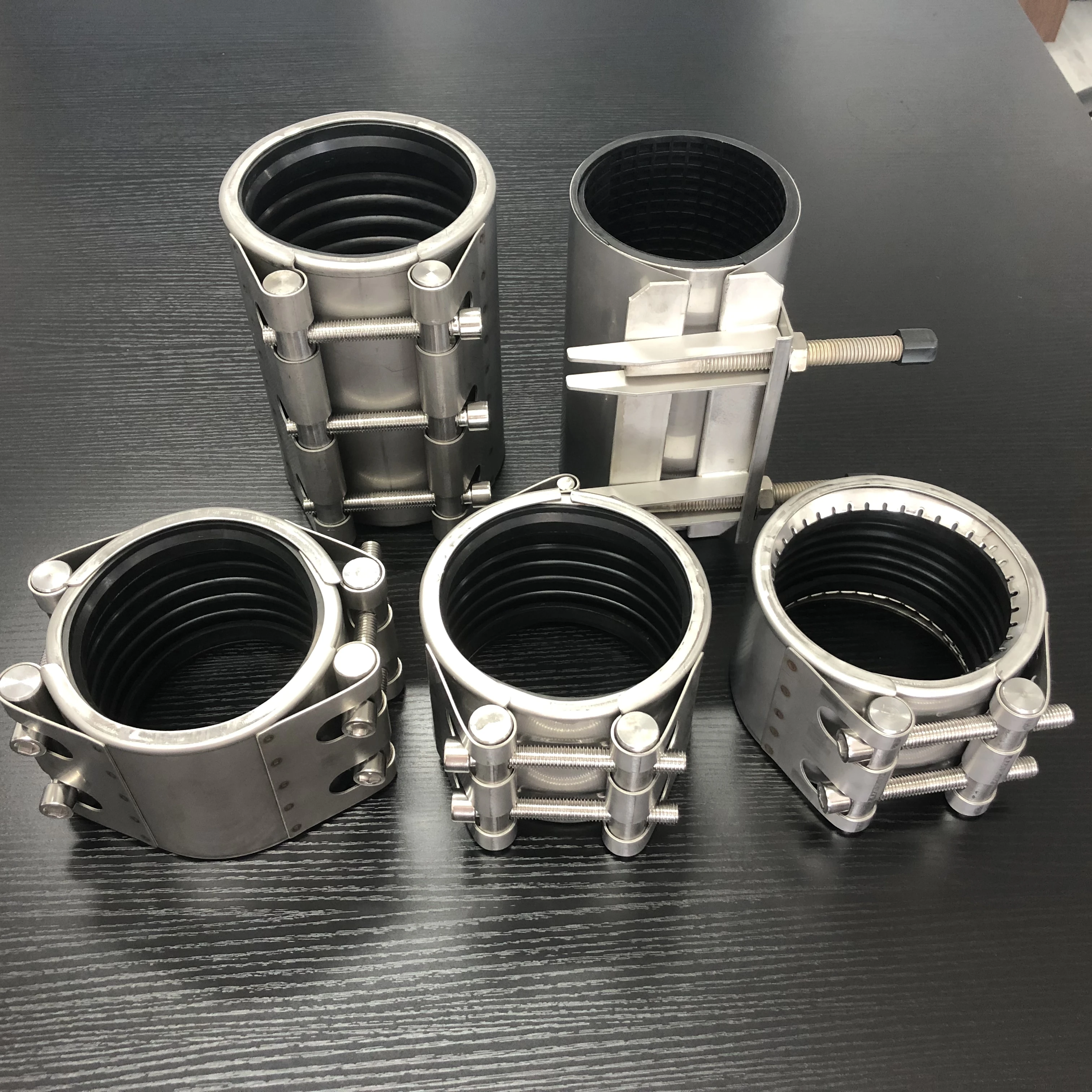 管道接头 Flex-tye（标准型/加长型）不锈钢光滑低压管道配件，用于供水项目 缩略图 2