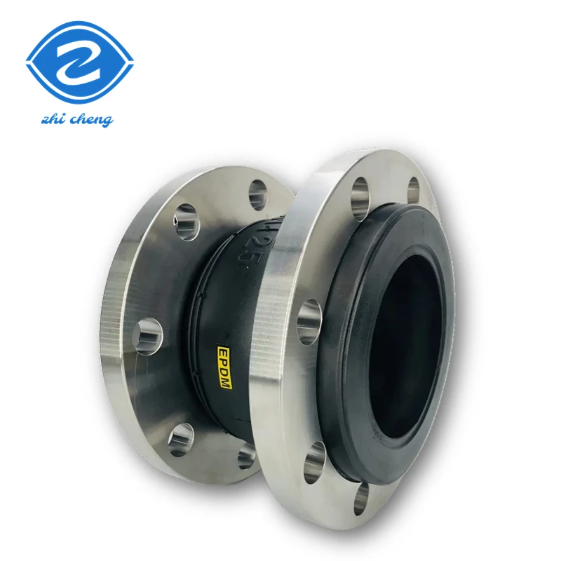 zcd DN350 DN500 DN80 PN16 法兰 EPDM 柔性波纹橡胶伸缩节