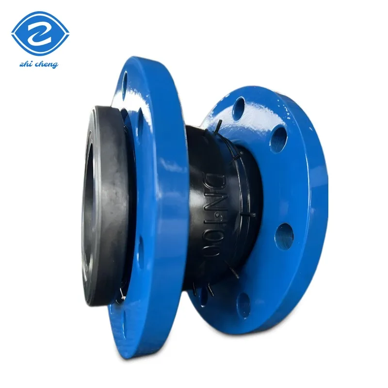 碳钢单球体柔性膨胀节 EPDM 橡胶涂漆 ANSI Monosfera 法兰 DN15-DN4000 6-40 巴氏压力等级 工作压力等级