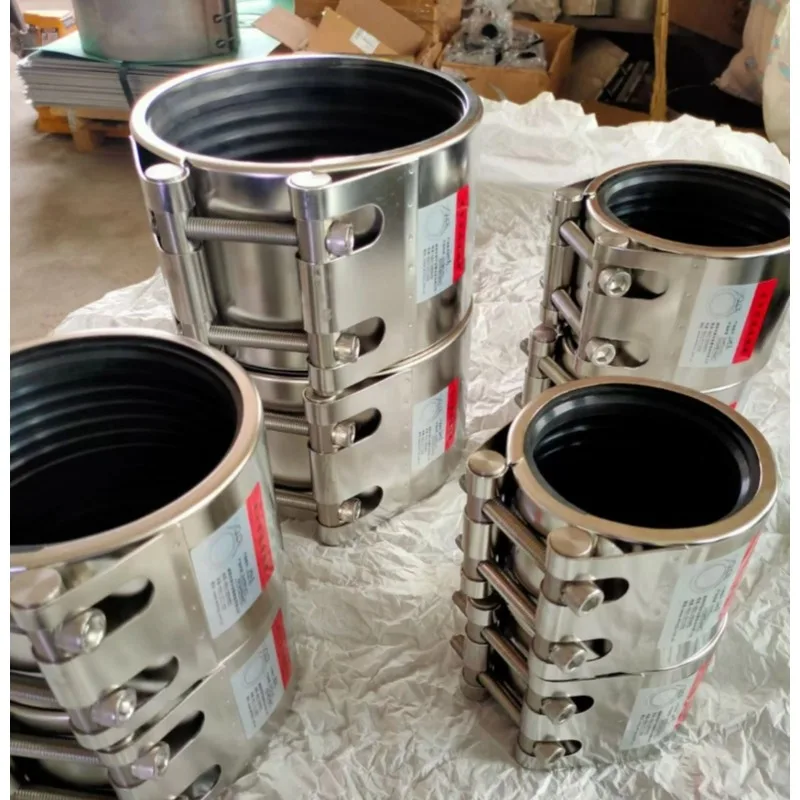 不锈钢低压管道修复夹具、防漏器，适用于 PVC 铁铸管、不锈钢管 DN25-DN500 螺栓连接 缩略图 2