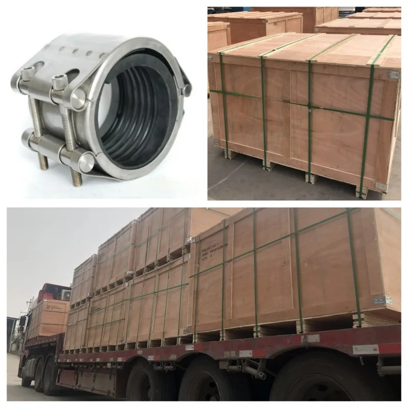 不锈钢低压管道修复夹具、防漏器，适用于 PVC 铁铸管、不锈钢管 DN25-DN500 螺栓连接 缩略图 5